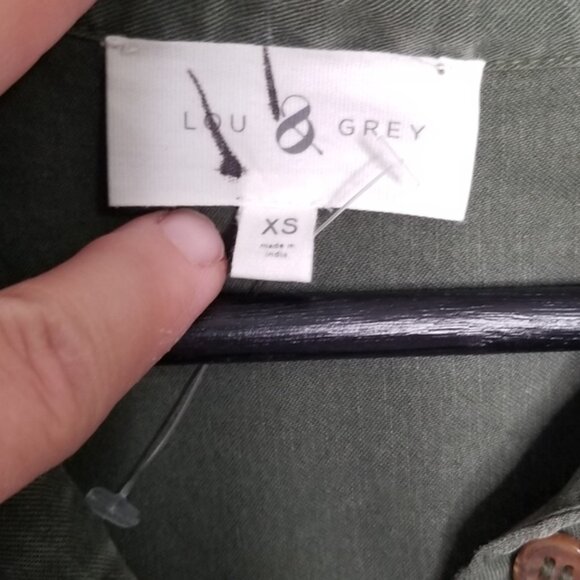 Lou  Grey Galaxy front tie shirt - Picture 7 of 10